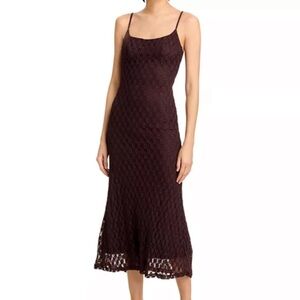 Bardot Adoni Crochet Midi Dress Size 4